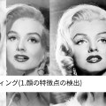 顔モーフィング(1.顔の特徴点の検出)