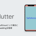 SafeAreaをtrueにした場合にpaddingを取得